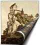 Historische Zeichnung der Burg